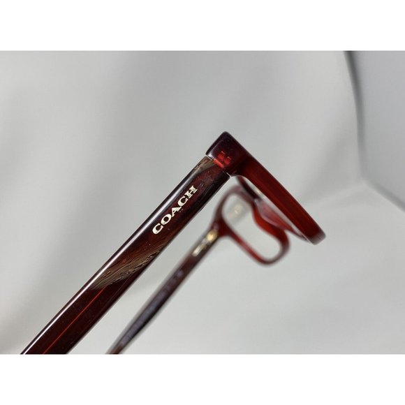 COACH HC 6047 LIBBY 5206 MILKY BURGUNDY 51 [] 16 - 135 EYEGLASSES FRAMES - Picture 6 of 10